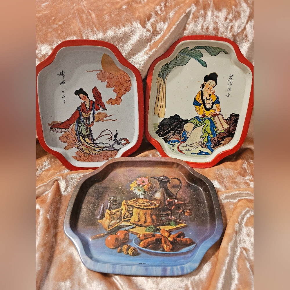 Vintage Mini Trays